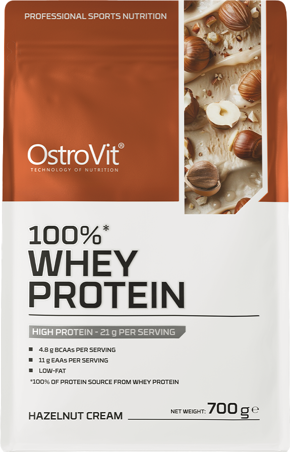 Протеин OstroVit 100% Whey Protein (700г, арахисовая паста)