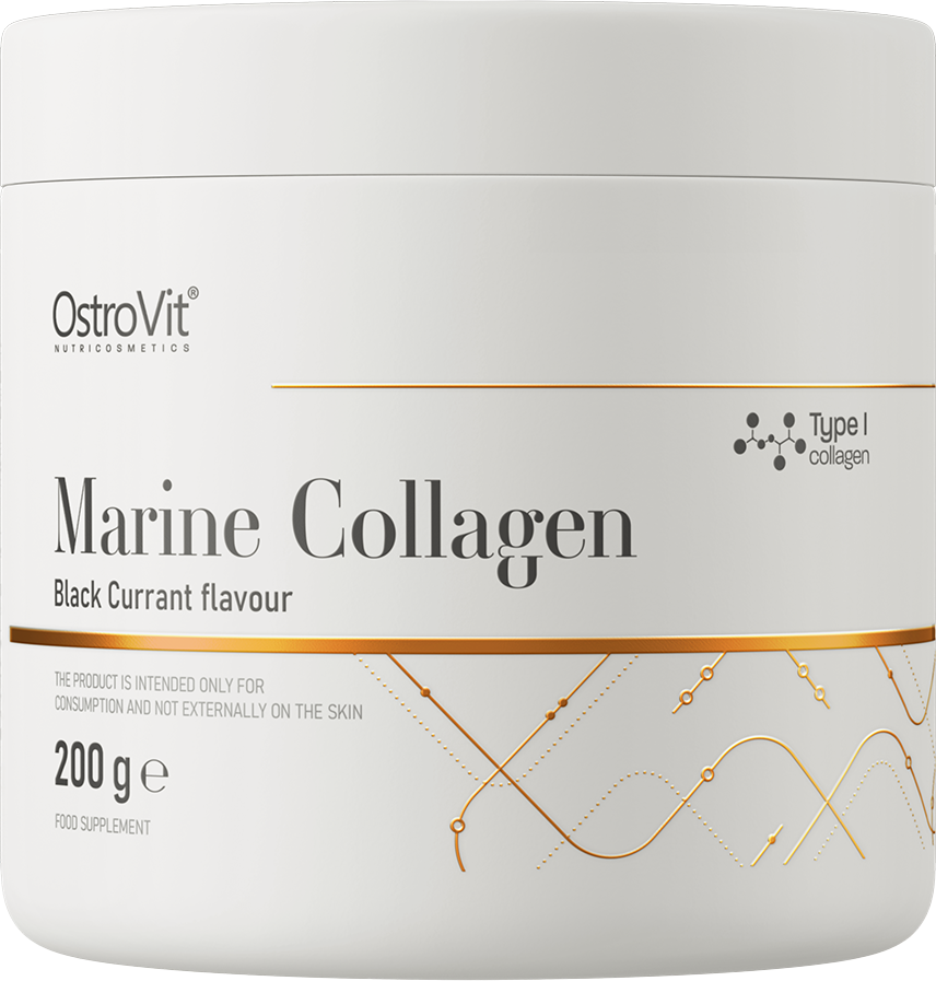 Коллаген OstroVit Marine (200г, черная смородина)