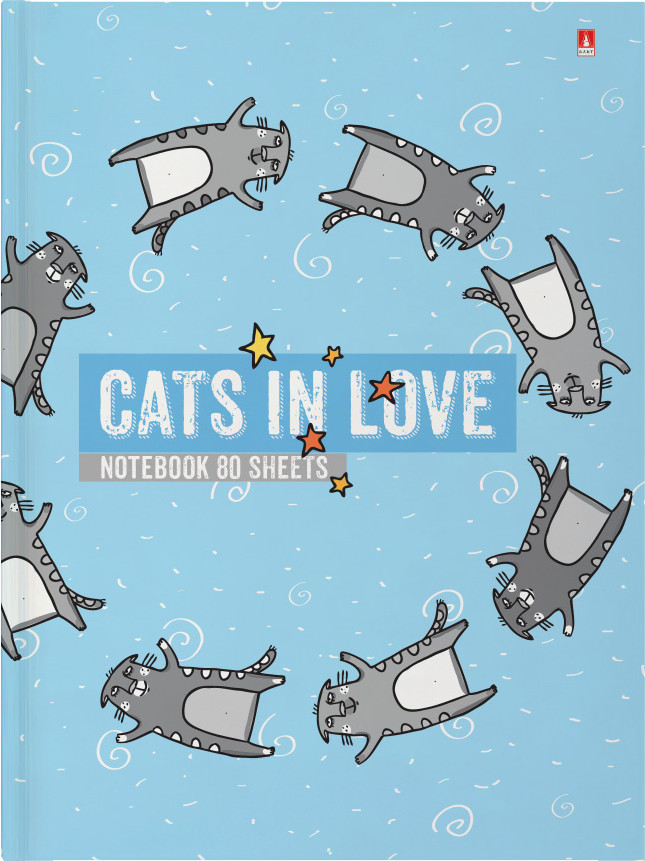 Блокнот Альт Cats In Love / 3-80-005/39 (80л)
