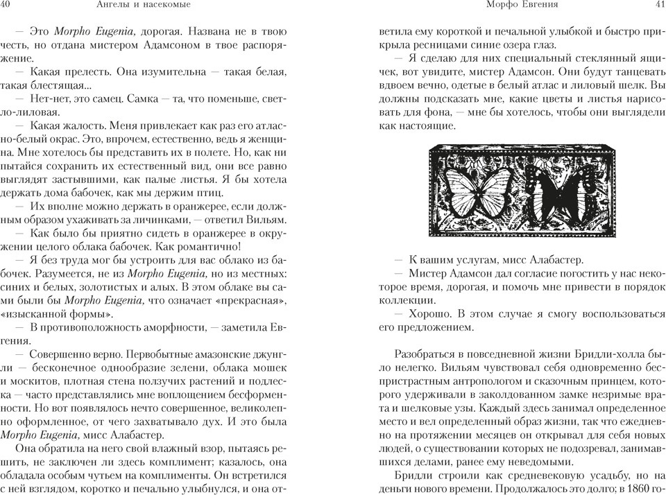 Художественная книга Азбука Ангелы и насекомые (Байетт А. 9785389312111) — фото 3