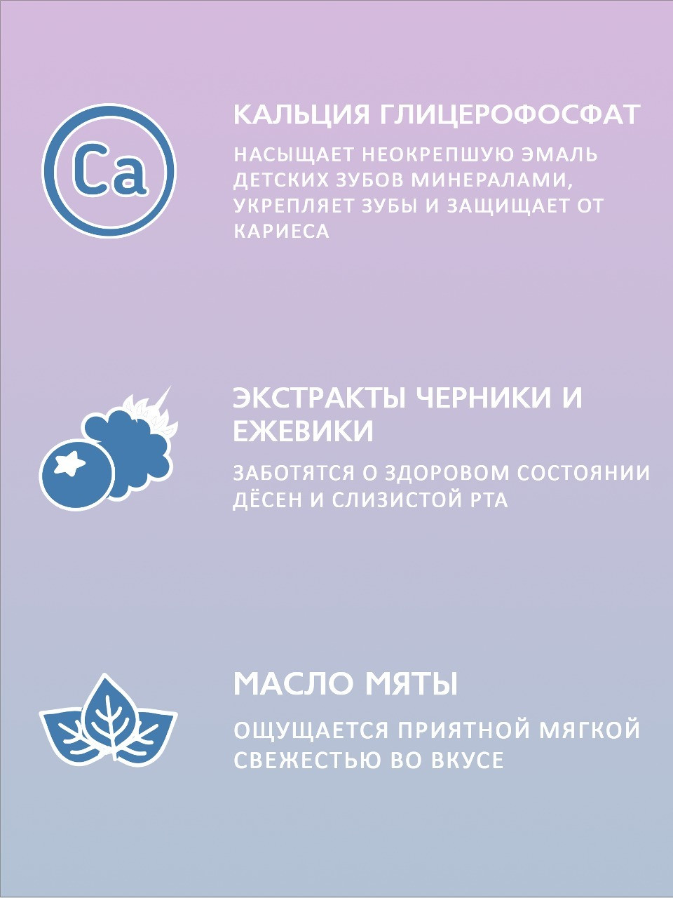 Зубная паста Modum Классика Черничный десерт (75г) — фото 3