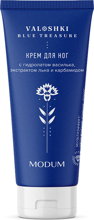 Набор косметики для тела Modum Valoshki Двойное увлажнение Крем для рук+Крем для ног (2x75г) — фото 3