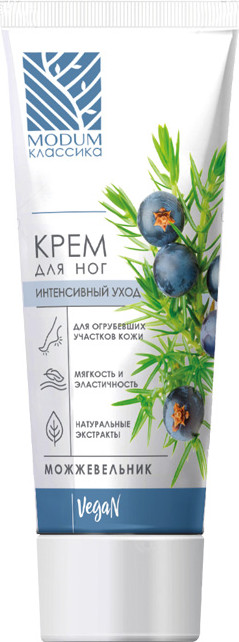 Набор косметики для тела Modum Классика Комплексный уход экстраувлажн Крем для рук+Крем для ног (2x75г) — фото 3