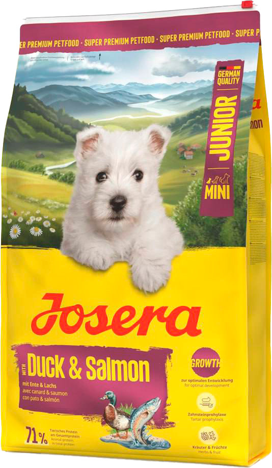 Сухой корм для собак Josera Mini Junior with Duck&Salmon (900г)