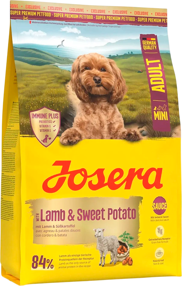 Сухой корм для собак Josera Mini Lamb&Sweet Potato (900г)
