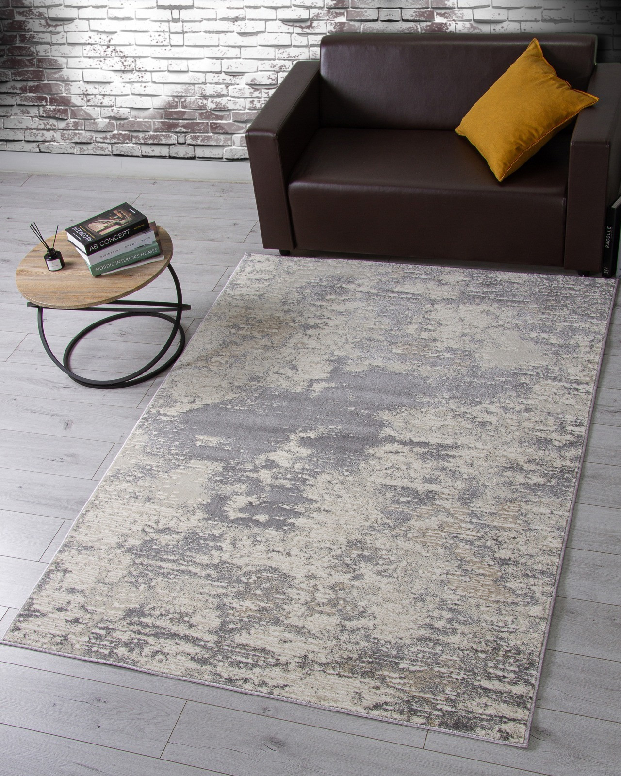 Коврик Merinos Atlantis D734-STAN-BEIGE (1.2x1.7) — фото 6