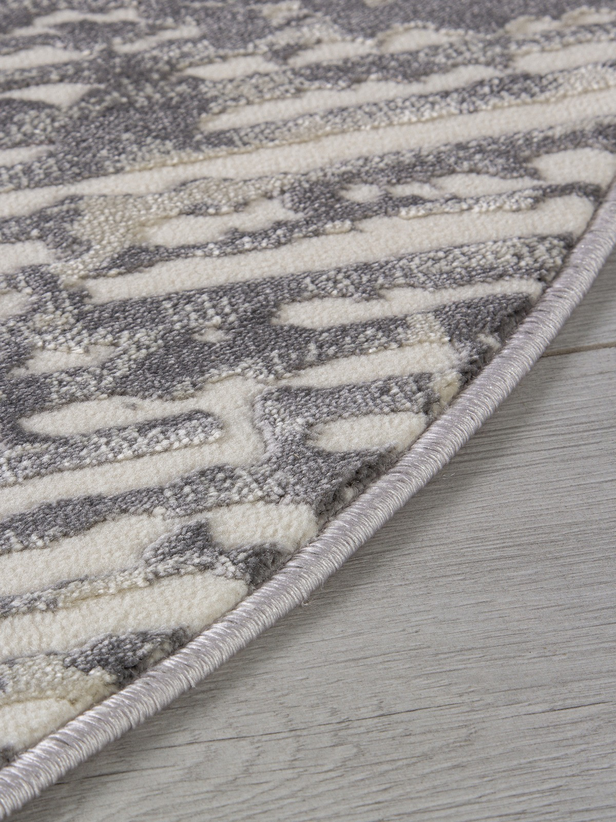 Ковер Merinos Atlantis D999-OVAL-CREAM-GRAY (1.6x2.2) — фото 3