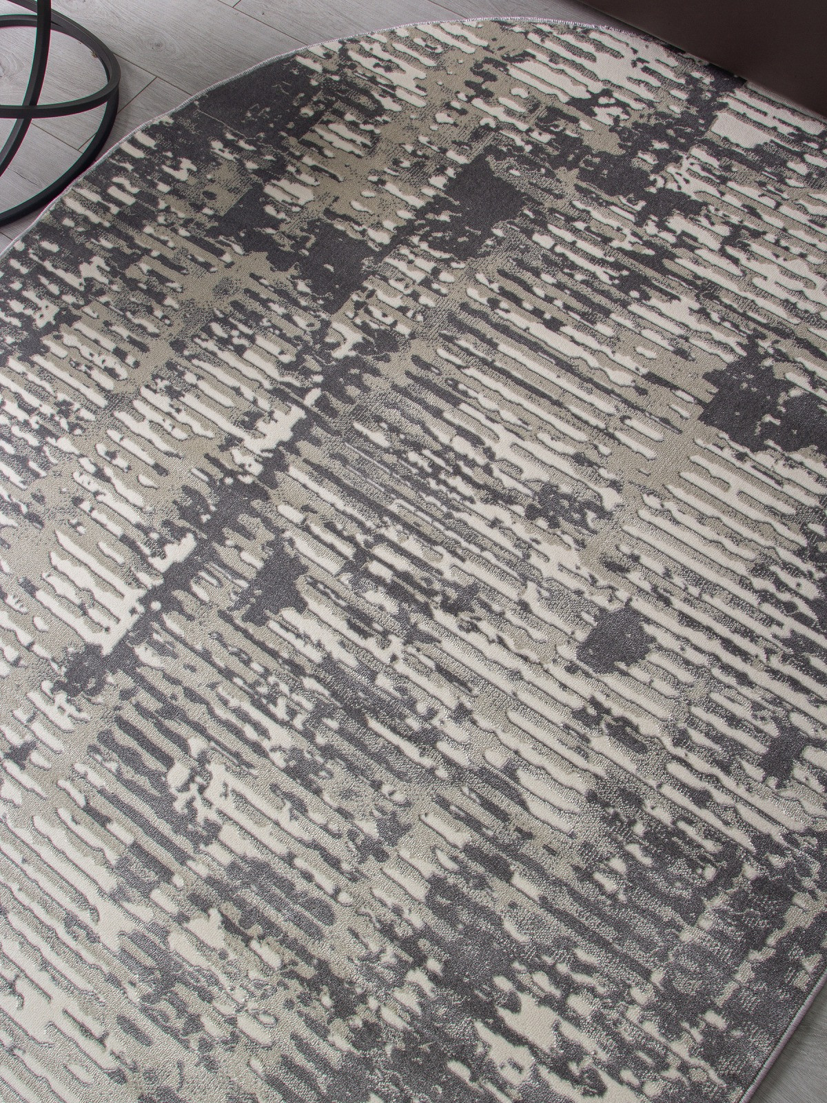 Ковер Merinos Atlantis D999-OVAL-CREAM-GRAY (2x2.9) — фото 4