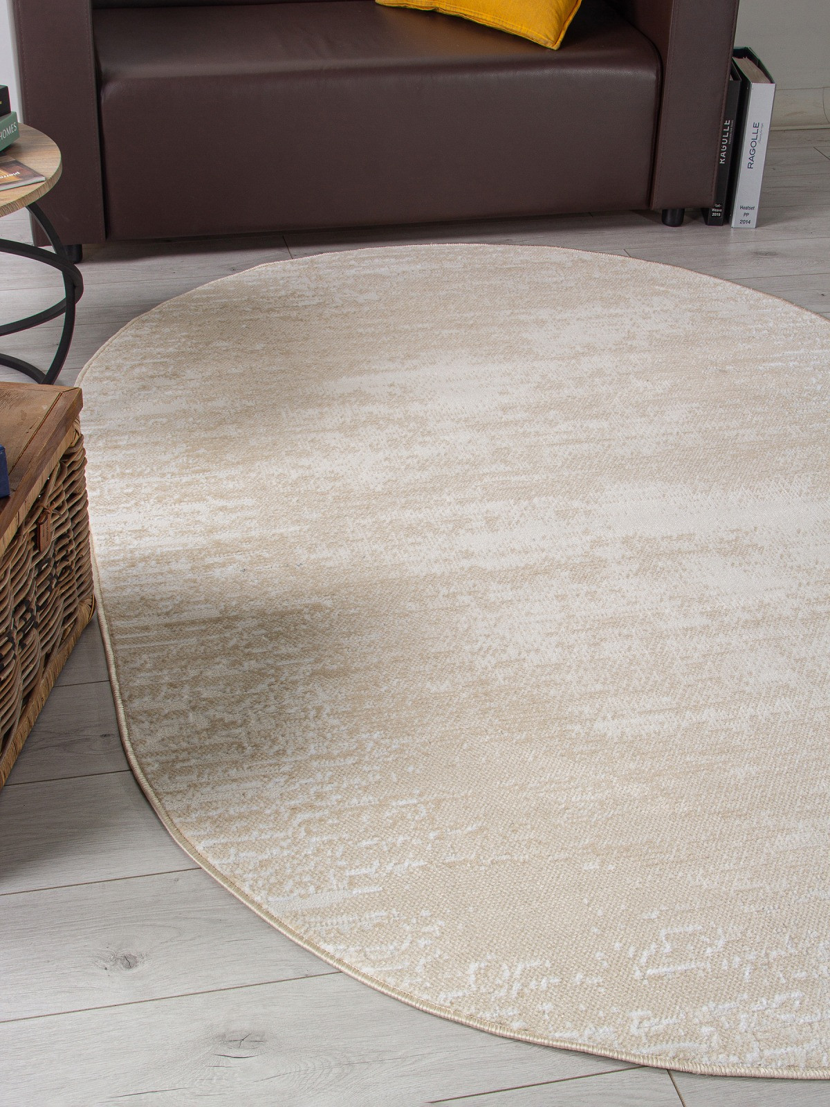 Ковер Merinos Cuba F270-OVAL-BEIGE (2x3) — фото 6