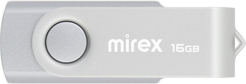USB flash накопитель Mirex Swivel Silver 16GB USB 2.0 (13600-FMUSIS16)