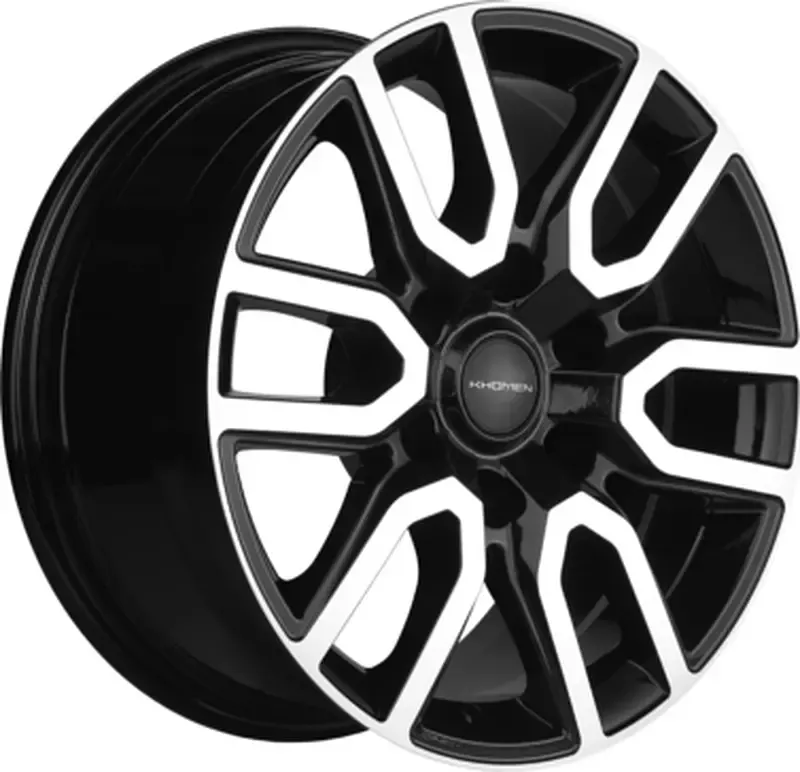 Литой диск Khomen KHW1723 Fortuner/Hilux 17x8" 6x139.7мм DIA 106.1мм ET 30мм (Black FP)