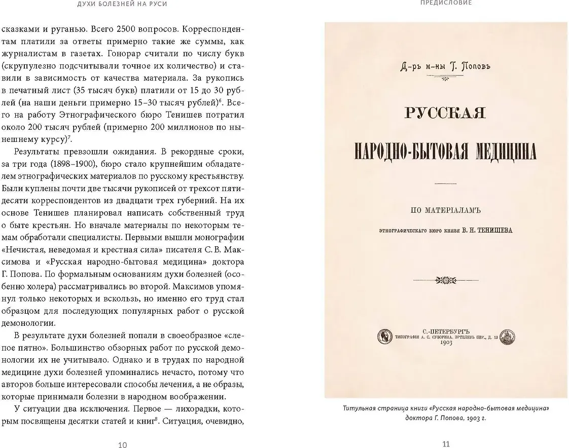 Нехудожественная книга МИФ Духи болезней на Руси (Нелихов Антон 9785002505319) — фото 2