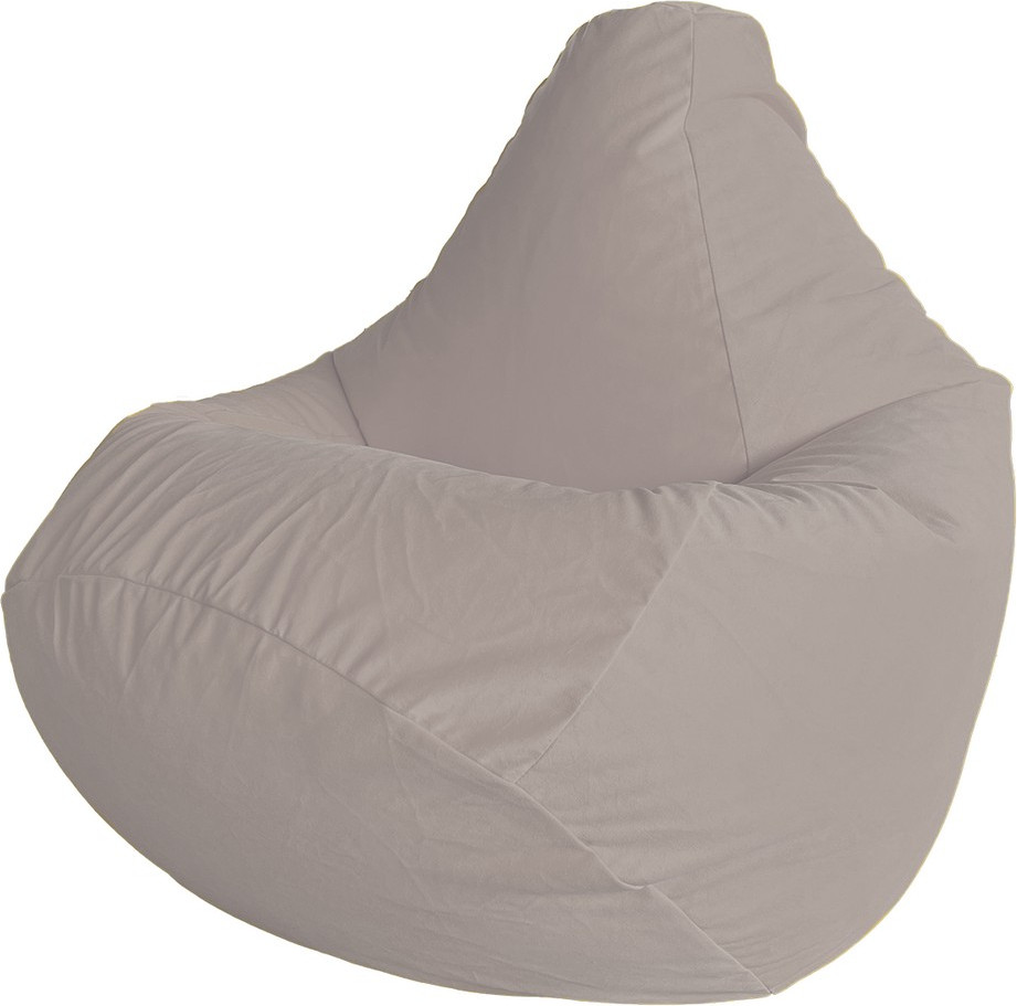 Кресло-мешок Flagman Груша Макси XXL Г2.5-367 (Simple 5 Sand, велюр)
