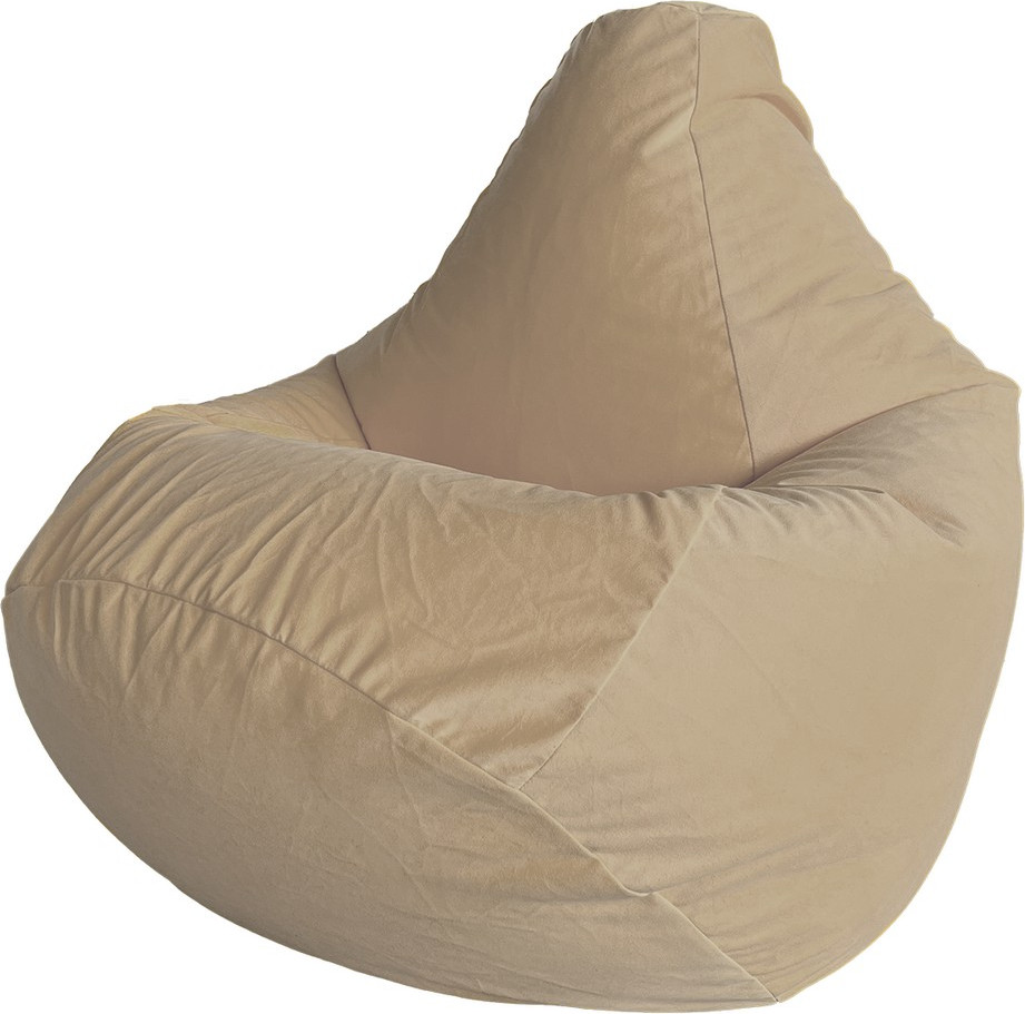 Кресло-мешок Flagman Макси XXL Г2.5-413 (Parma 1008 Latte, велюр)