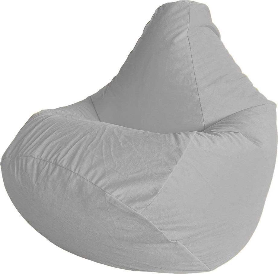 Кресло-мешок Flagman Макси XXL Г2.5-417 (Parma 1013 Grey, велюр)