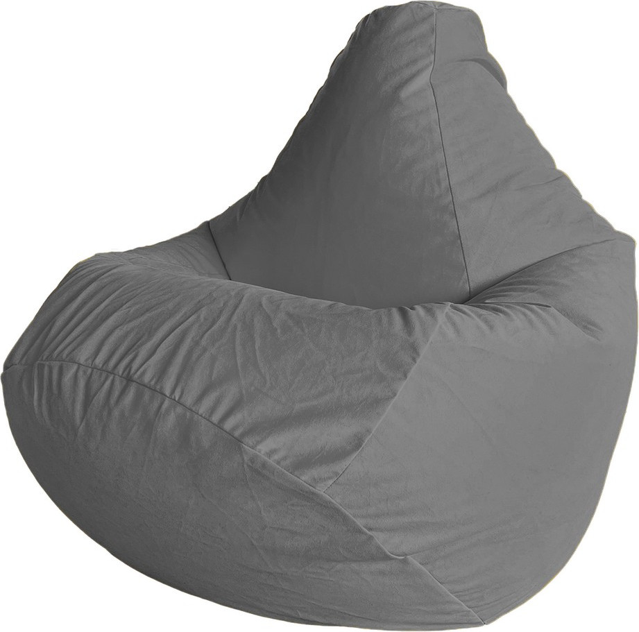 Кресло-мешок Flagman Макси XXL Г2.5-419 (Parma 1016 Stone, велюр)