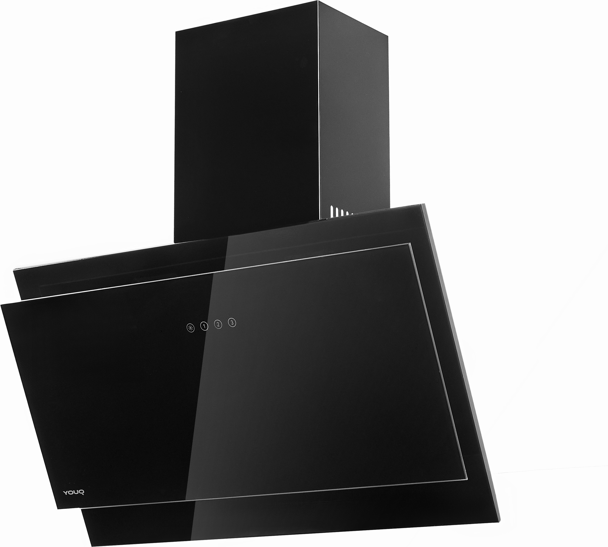 Вытяжка наклонная YOUQ Yumi WL 1080 S 60 BL (черный)