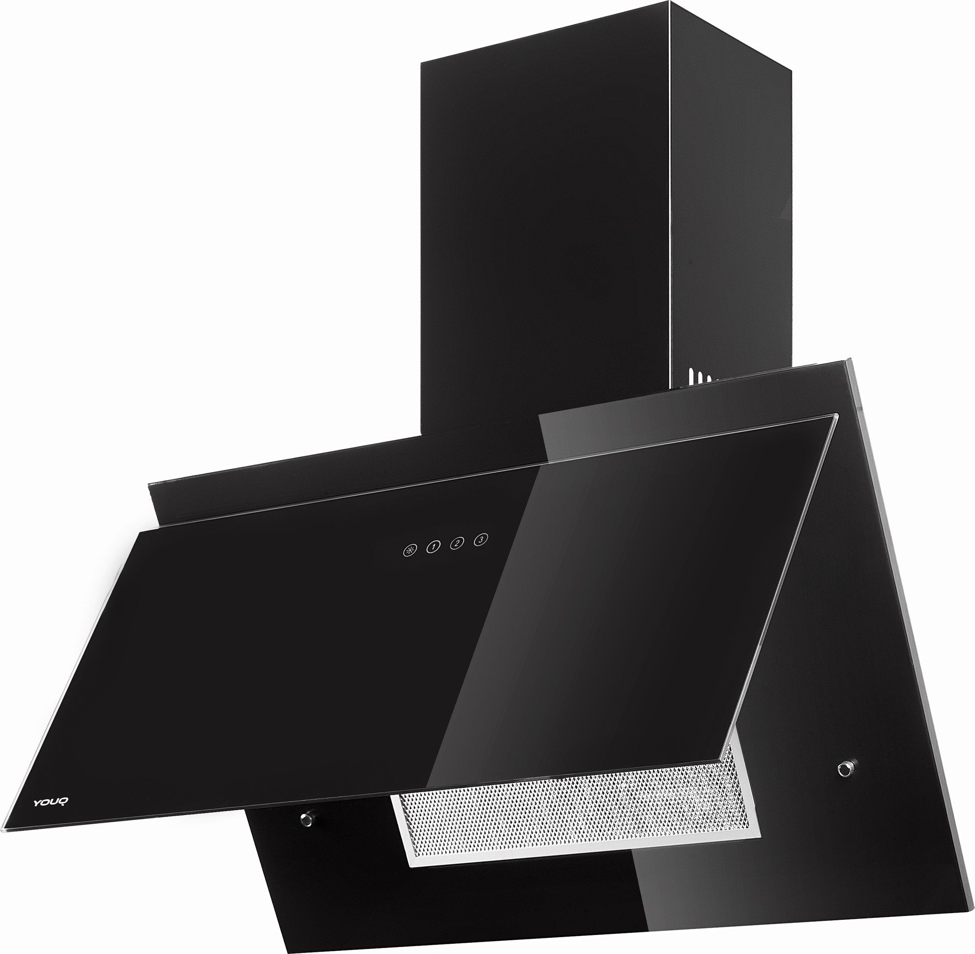 Вытяжка наклонная YOUQ Yumi WL 1080 S 60 BL (черный) — фото 4
