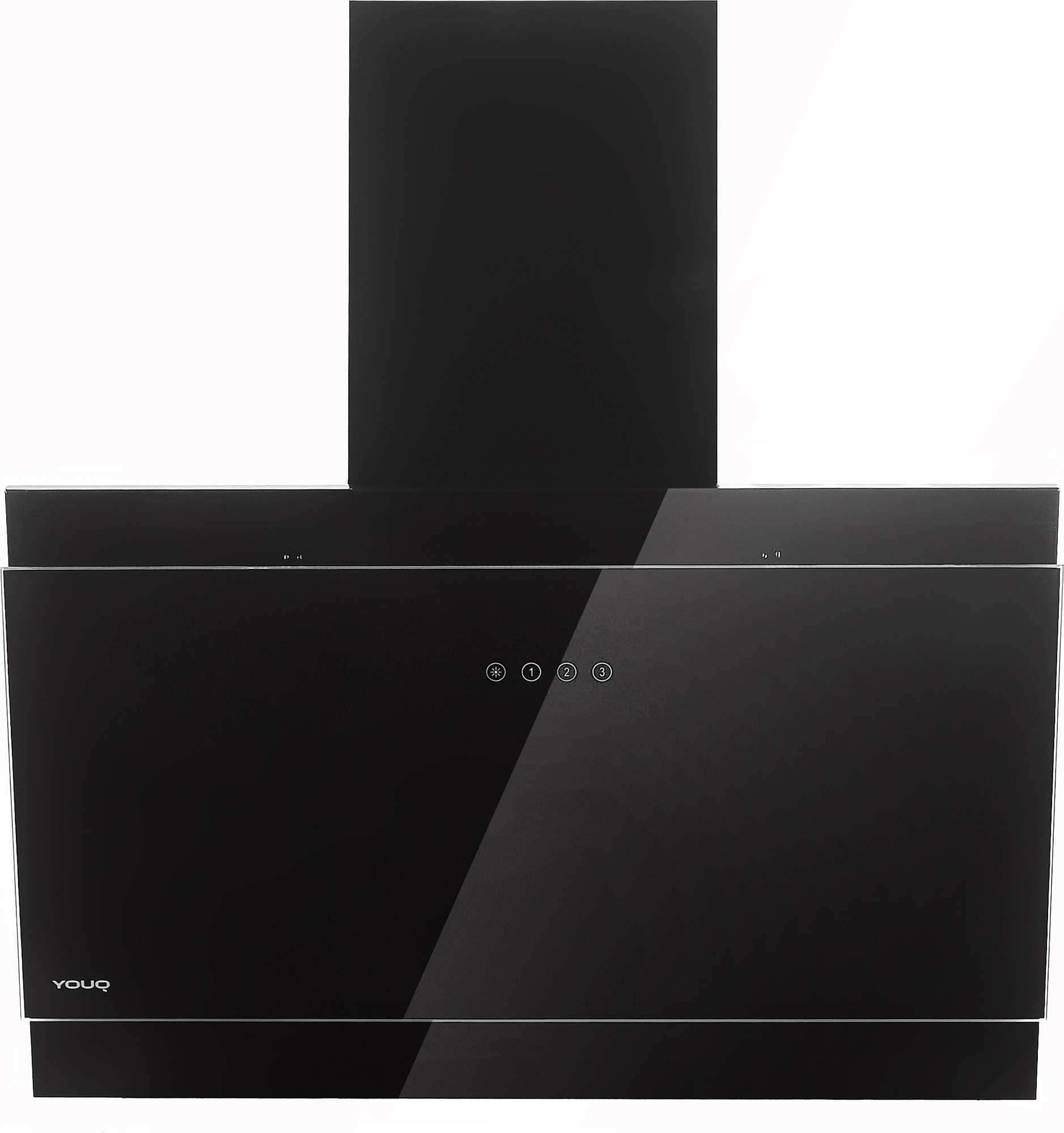 Вытяжка наклонная YOUQ Yumi WL 1080 S 60 BL (черный) — фото 2