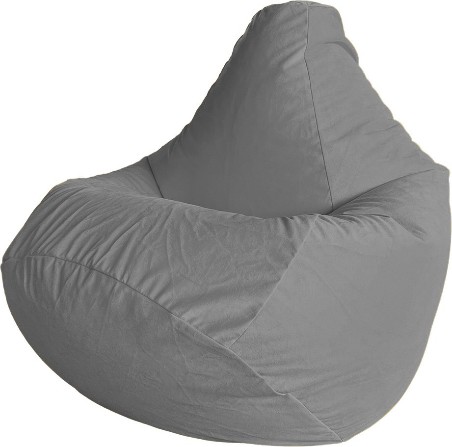Кресло-мешок Flagman Груша Мега XXXL Г3.5-392 (Simple 31 Silver)