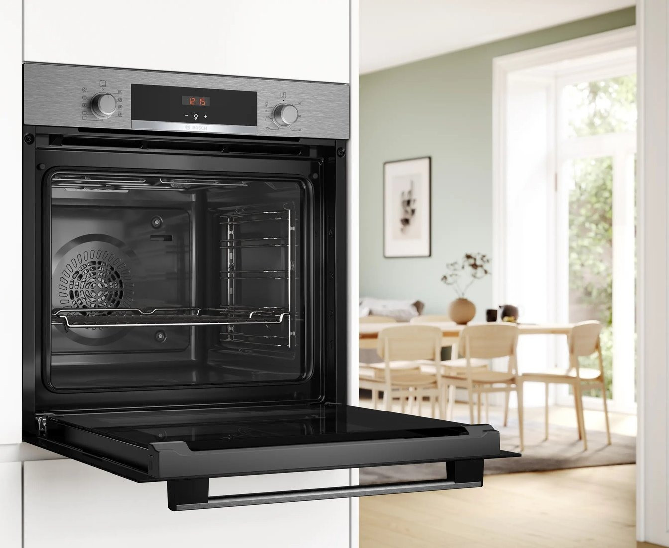 Электрический духовой шкаф Bosch Serie 4 HBA514BS3 — фото 6