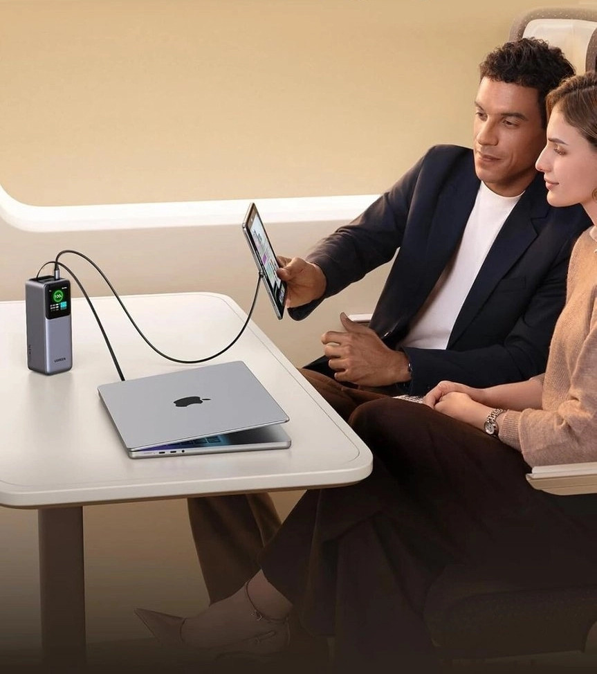 Портативное зарядное устройство Ugreen PB726 20000mAh / 95670B (серый) — фото 4