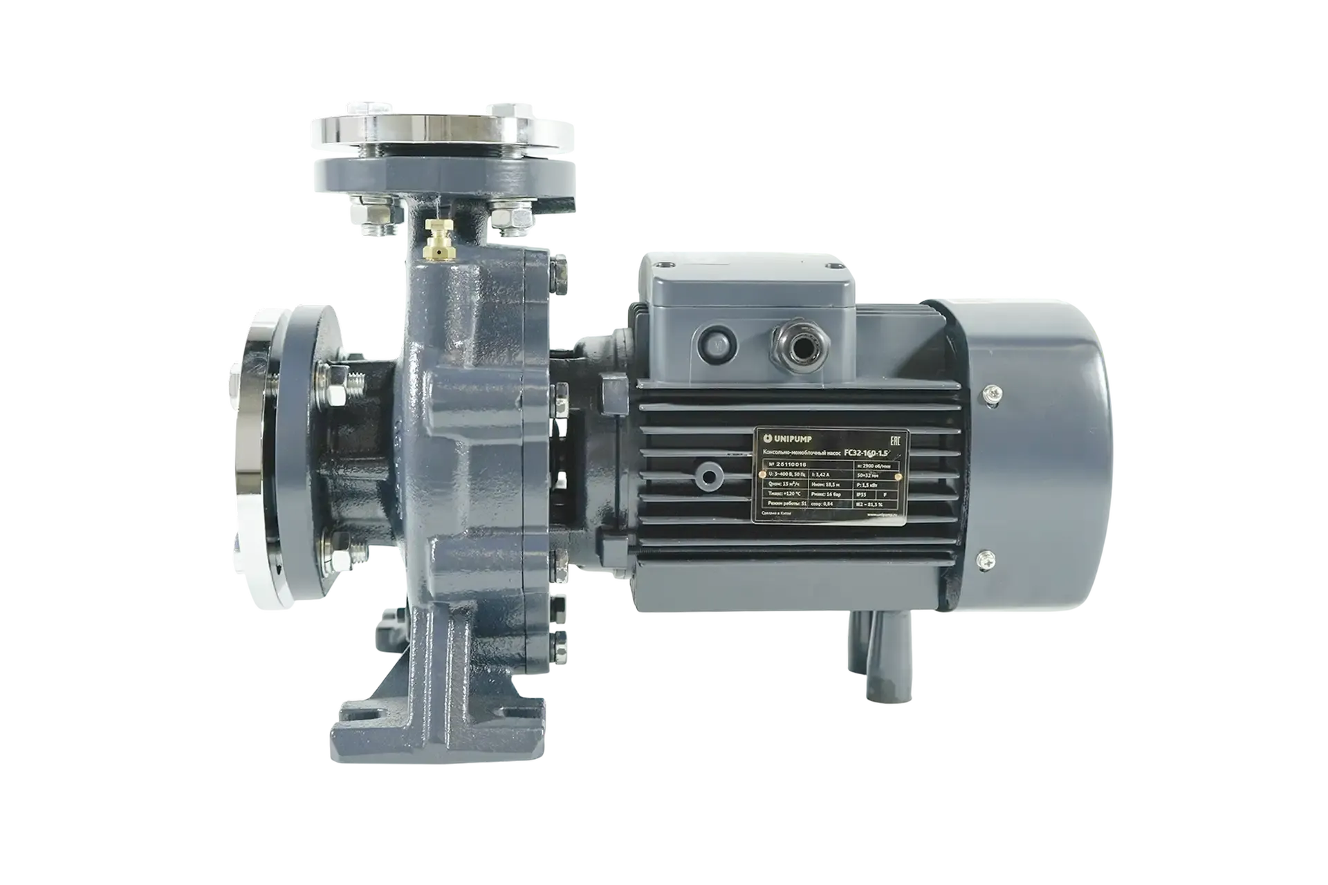 Циркуляционный насос Unipump Консольно-моноблочный FC40-160-4 / 49640 — фото 2