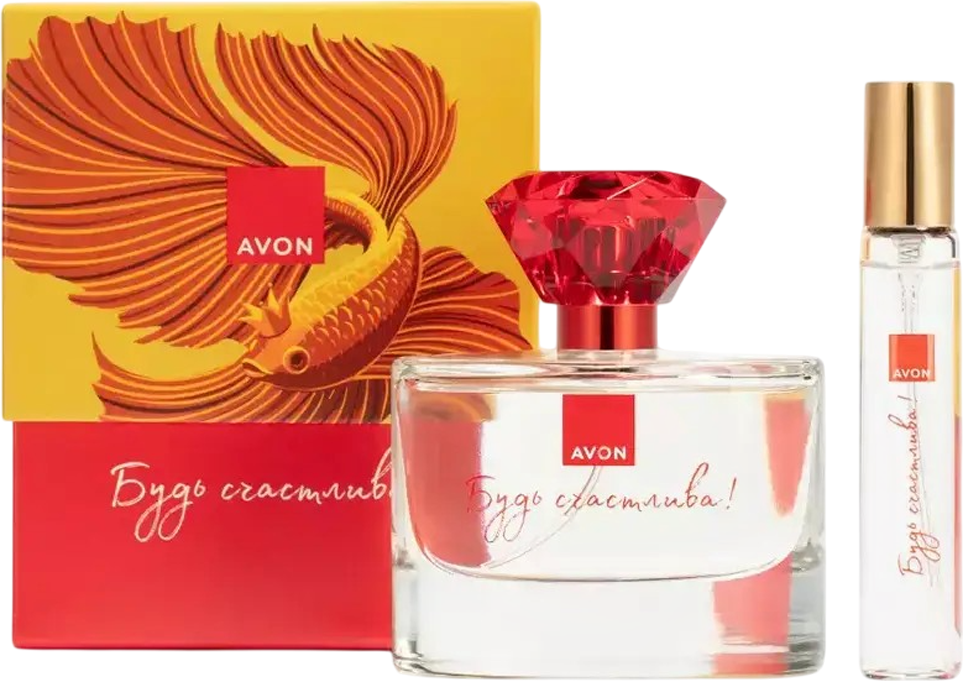 Парфюмерный набор Avon Парфюмерная вода Будь счастлива (50мл+10мл)