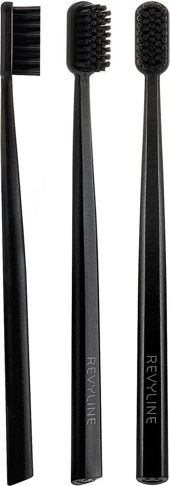 Набор зубных щеток Revyline SM6000 Duo 7743 (2шт, красный/черный) — фото 3