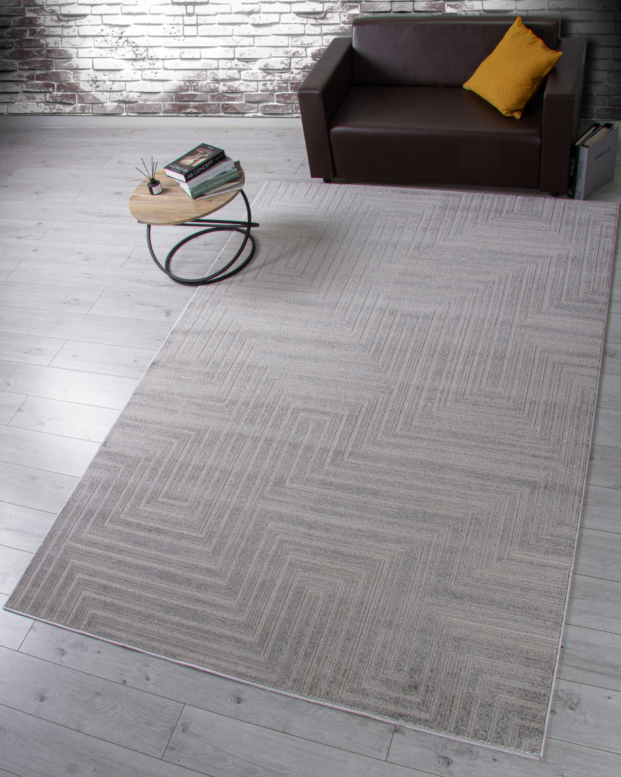 Ковер Merinos Dios F412-STAN-LIGHT GRAY (2x4) — фото 3