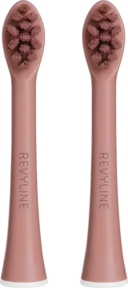 Набор насадок для зубной электрощетки Revyline RL 075 Mocha Mousse / 8663 (2шт) — фото 2