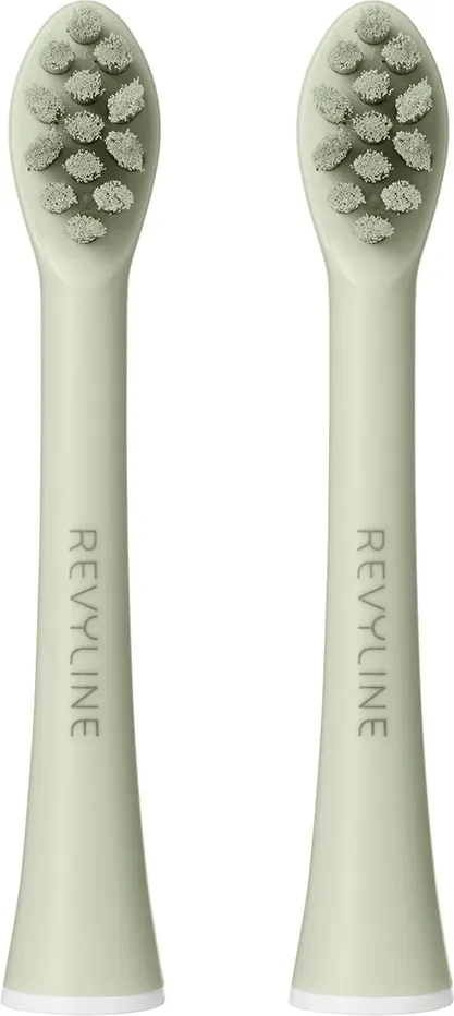 Набор насадок для зубной электрощетки Revyline RL 075 DUO / 9115 (2шт, Lime Cream) — фото 2