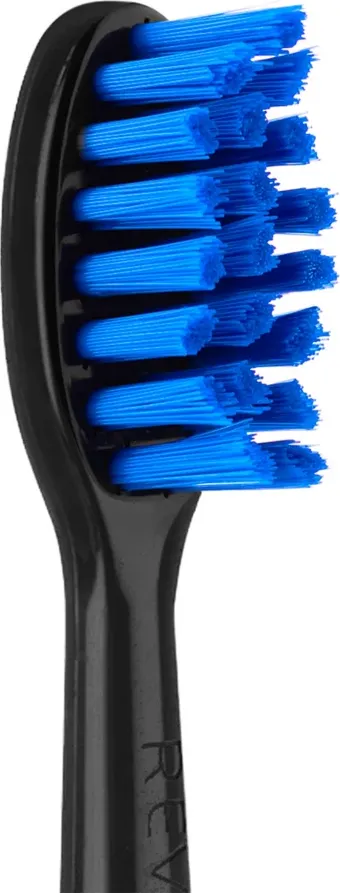 Набор насадок для зубной электрощетки Revyline RL 060 / 7821 (2шт, черный/синий) — фото 2