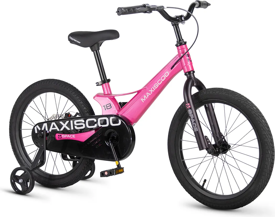 Детский велосипед Maxiscoo Space Базовый 2026 / MSC-S1853B (18, розовый глянцевый, разобранный, в коробке) — фото 3