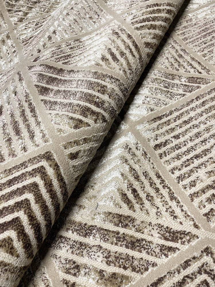 Ковер Sahan Alvita 7581A-S-BEIGE-BEIGE V60 (1х2) — фото 3