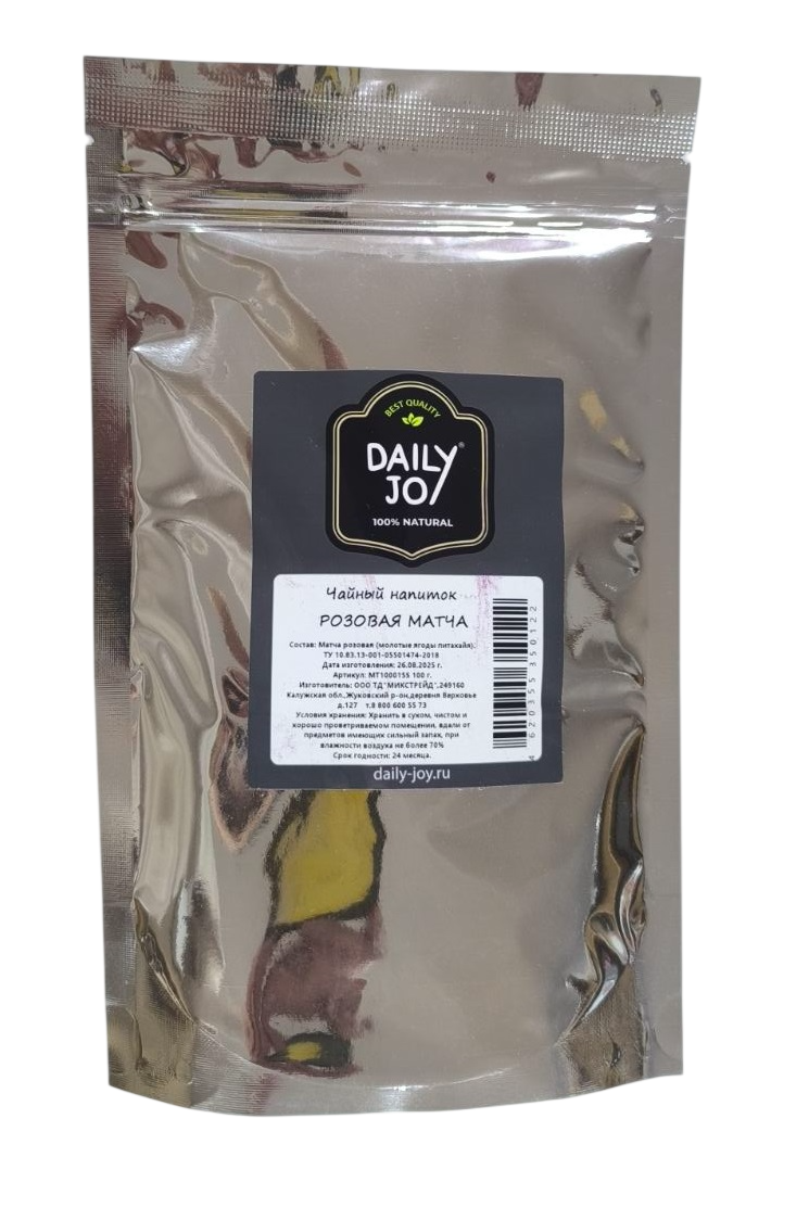 Чайный напиток DAILY JOY Матча розовая (100г)