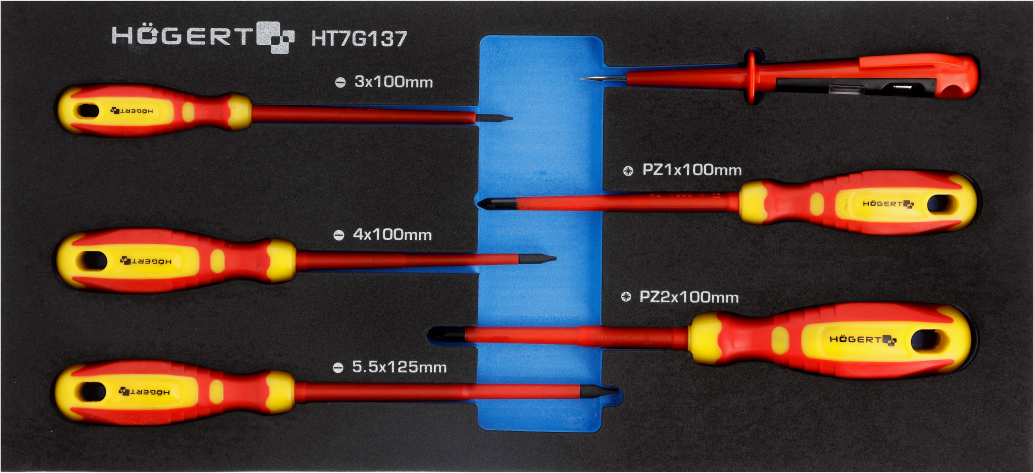 Набор отверток Hoegert HT7G137-1 (6шт)