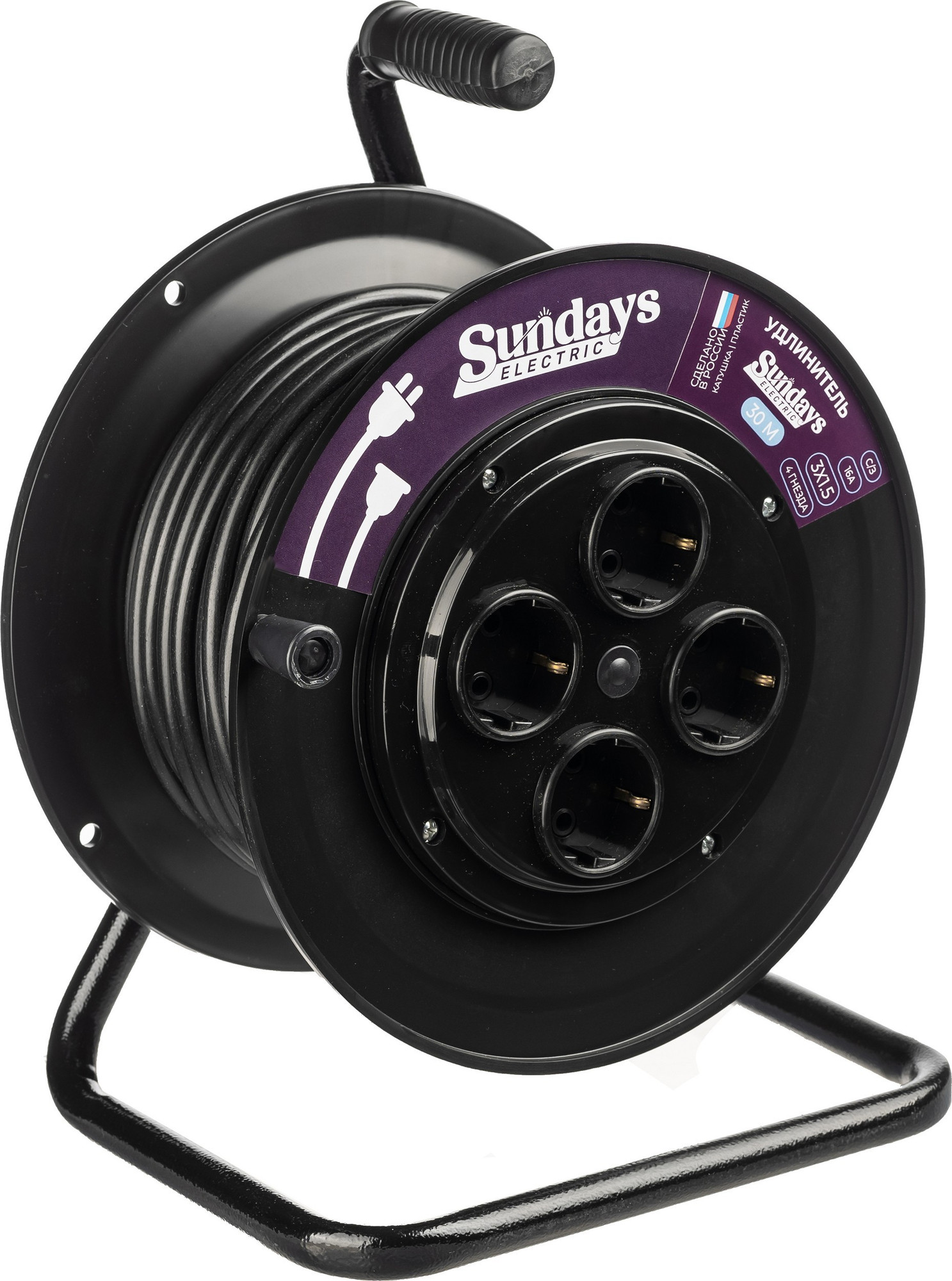 Удлинитель на катушке Sundays Electric УКП04-2806 (30м)
