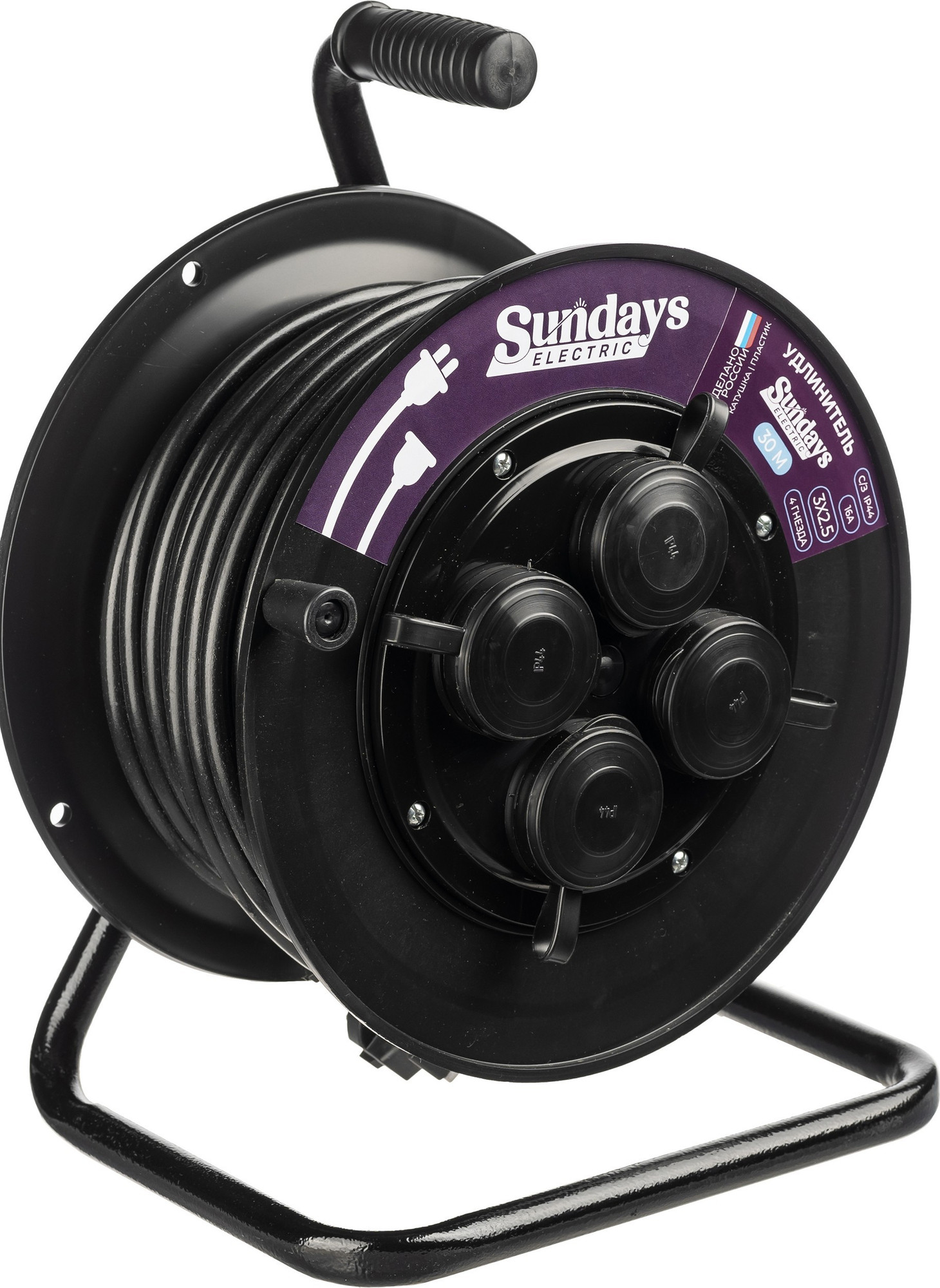 Удлинитель на катушке Sundays Electric УКП4404-3056 (30м)