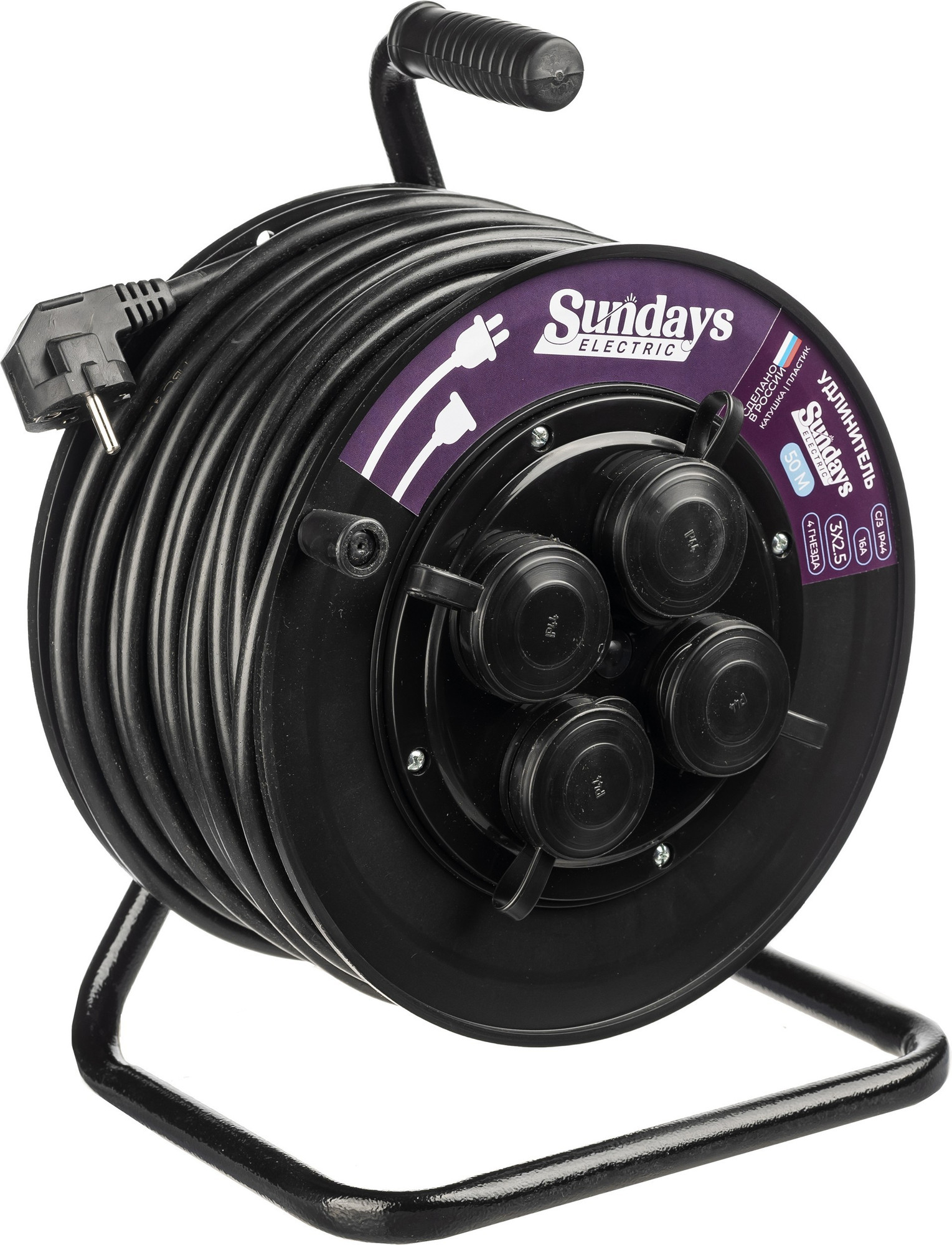 Удлинитель на катушке Sundays Electric УКП4404-3070 (50м)