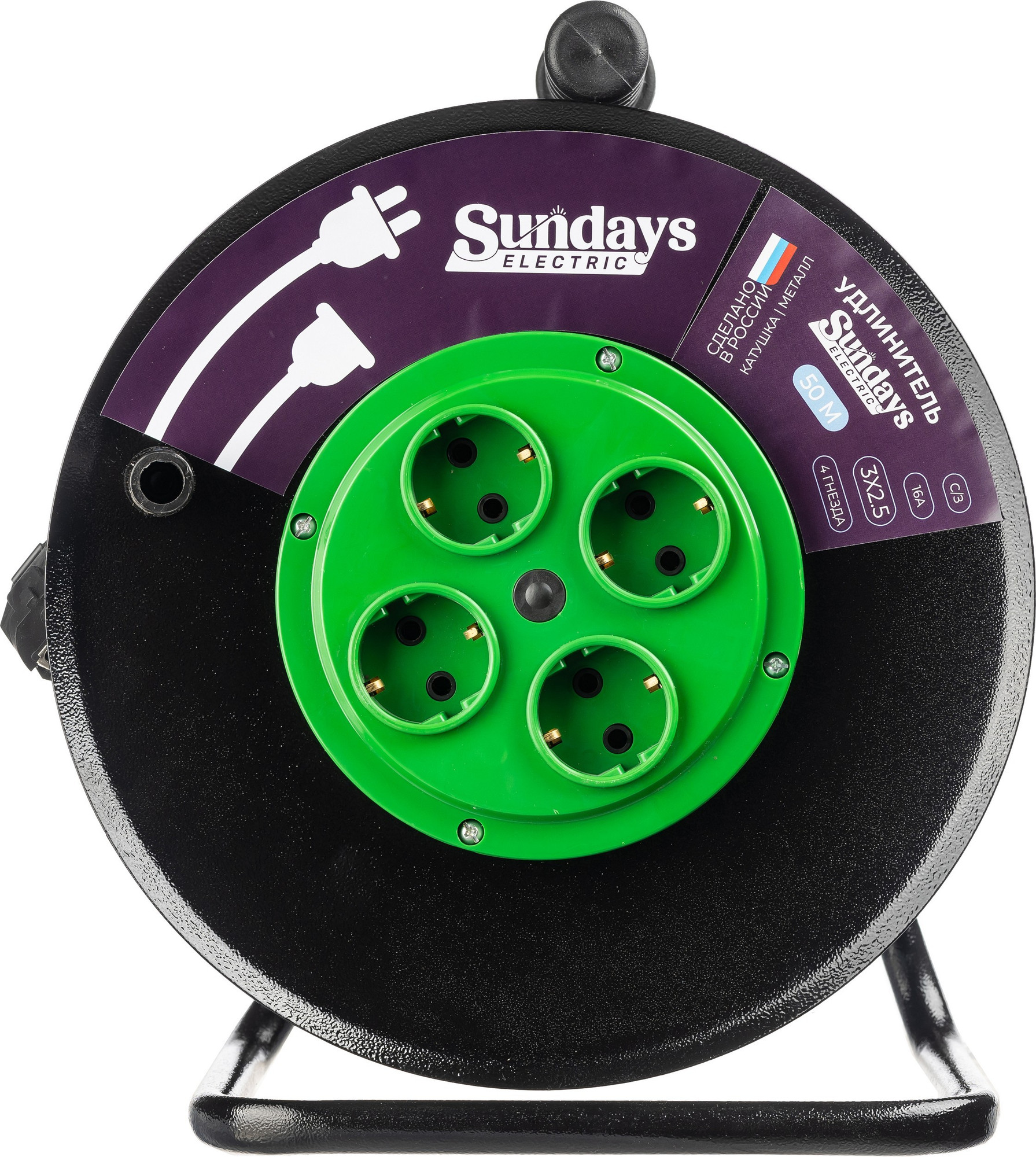 Удлинитель на катушке Sundays Electric УКМ04-3575 (50м) — фото 3