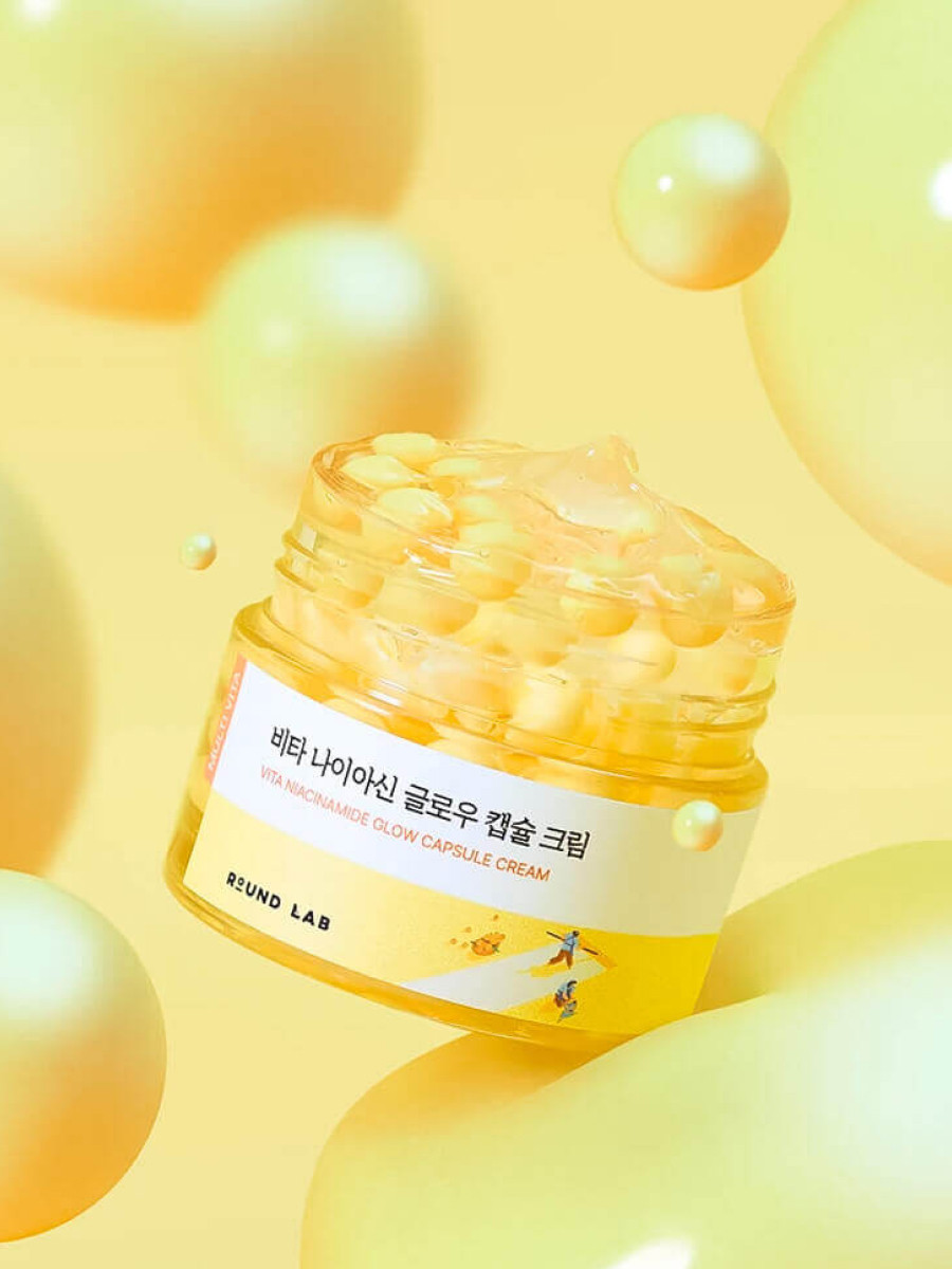 Крем для лица Round Lab Vita Niacinamide Glow Capsule Cream (50мл) — фото 6