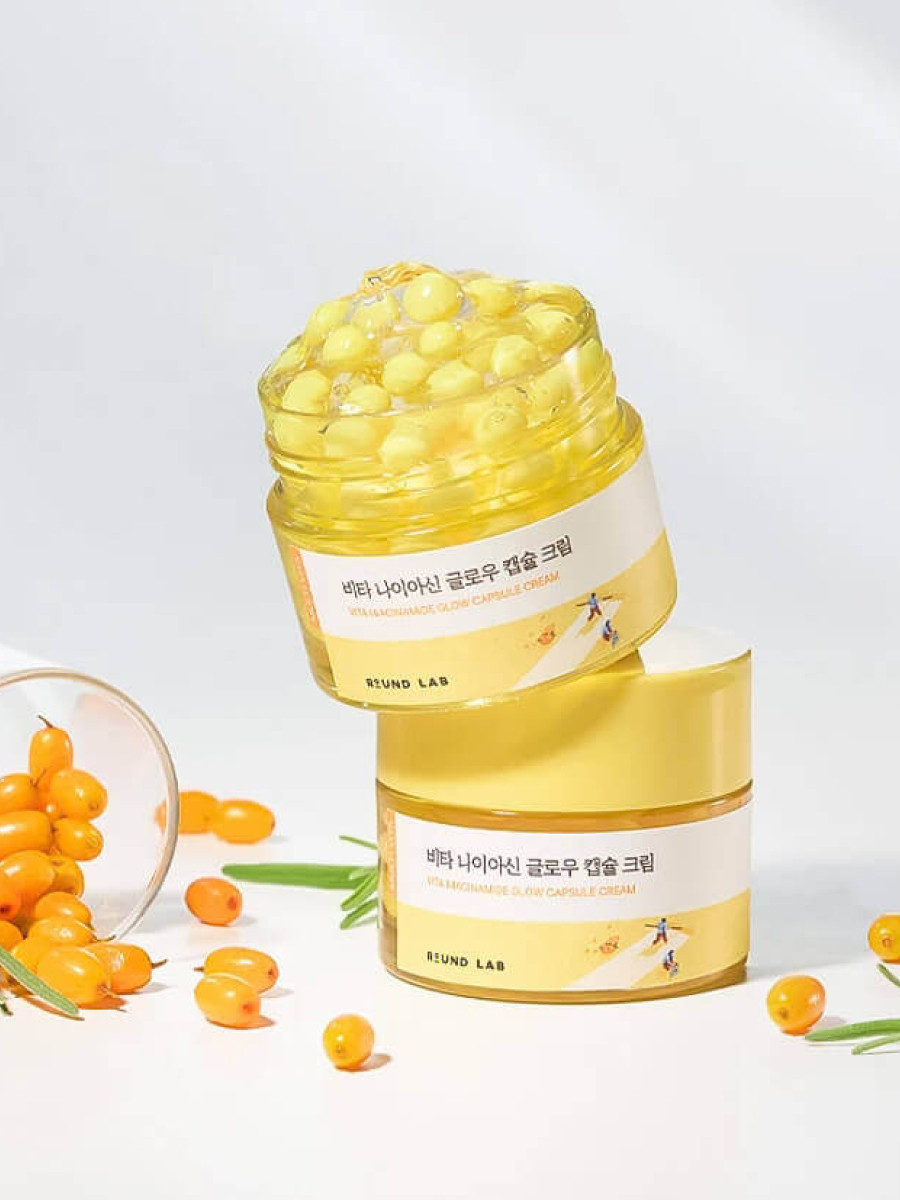 Крем для лица Round Lab Vita Niacinamide Glow Capsule Cream (50мл) — фото 4