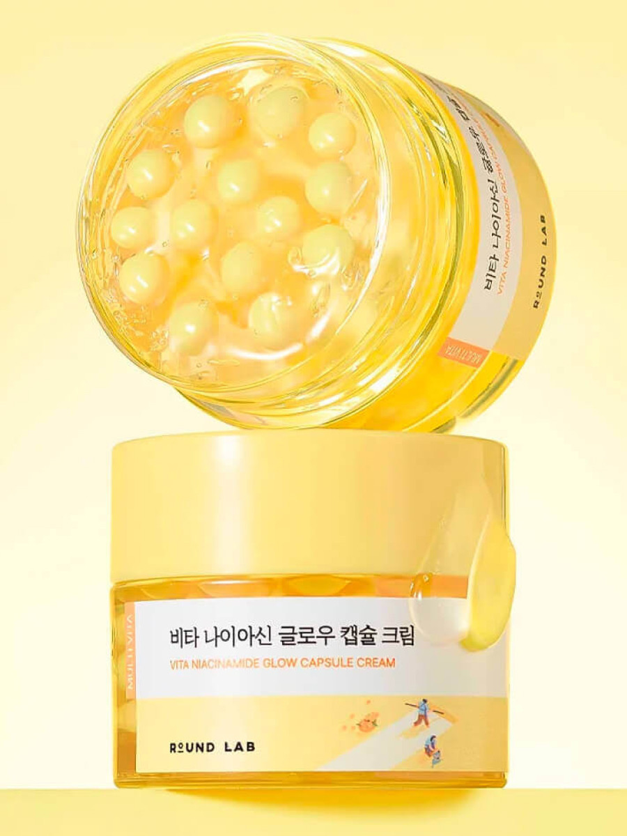 Крем для лица Round Lab Vita Niacinamide Glow Capsule Cream (50мл) — фото 3
