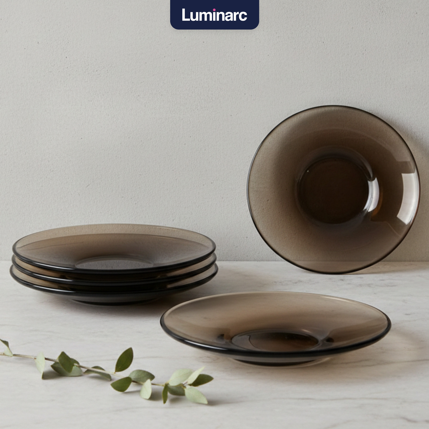 Набор блюдец Luminarc С добрым утром Эклипс J3261-ECOM (6шт)