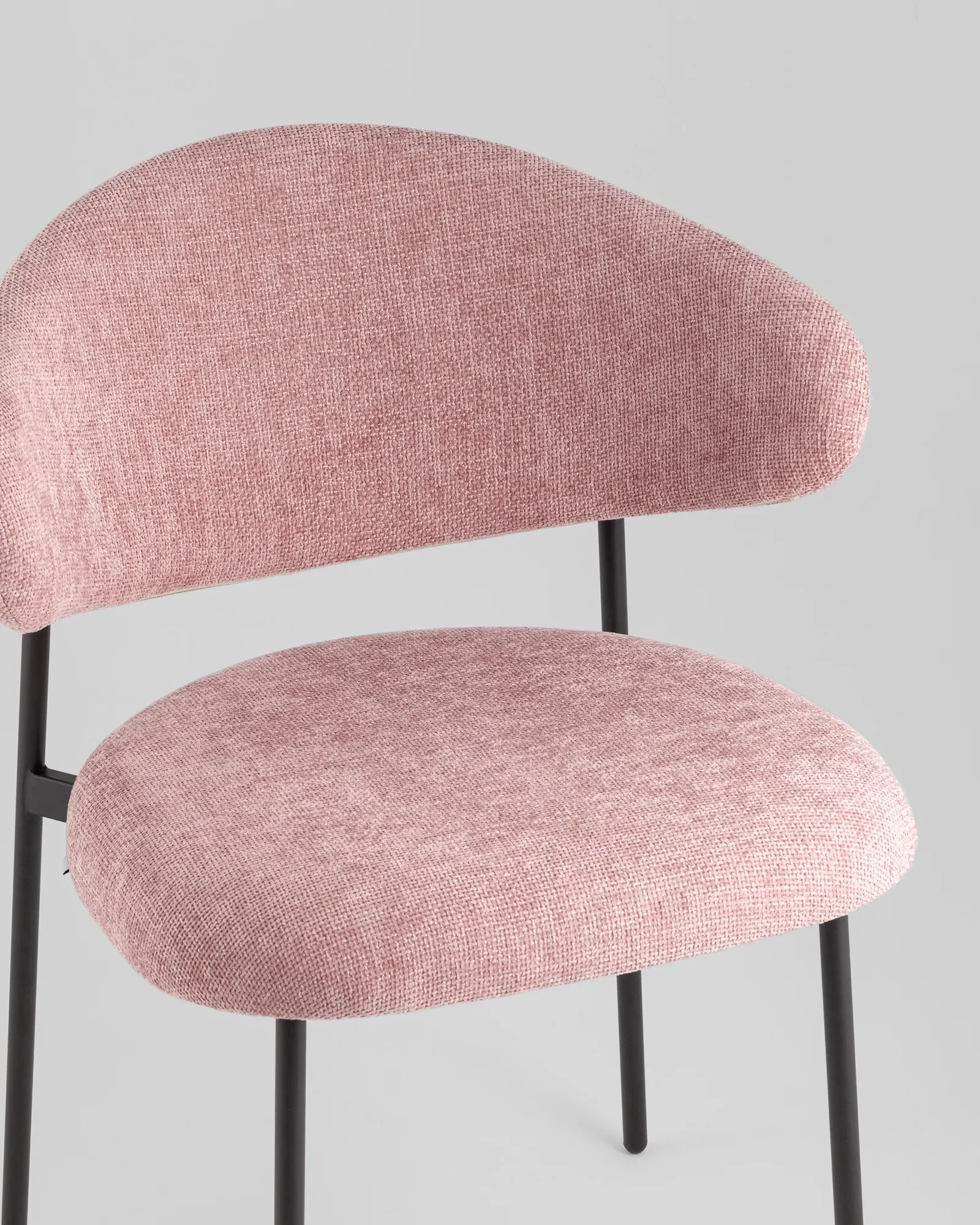 Стул Stool Group Evan / LV-125-Pa225-01 (шенилл пыльно-розовый) — фото 6