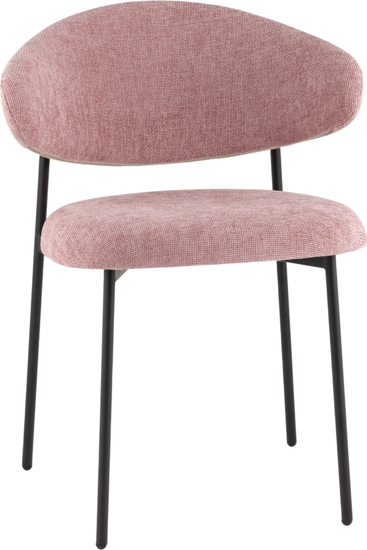 Стул Stool Group Evan / LV-125-Pa225-01 (шенилл пыльно-розовый)