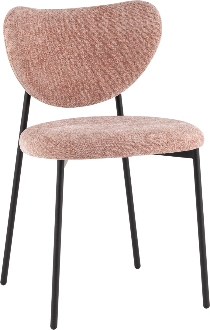 Стул Stool Group Rina / LV-124-N7-01 (шенилл пыльно-розовый)
