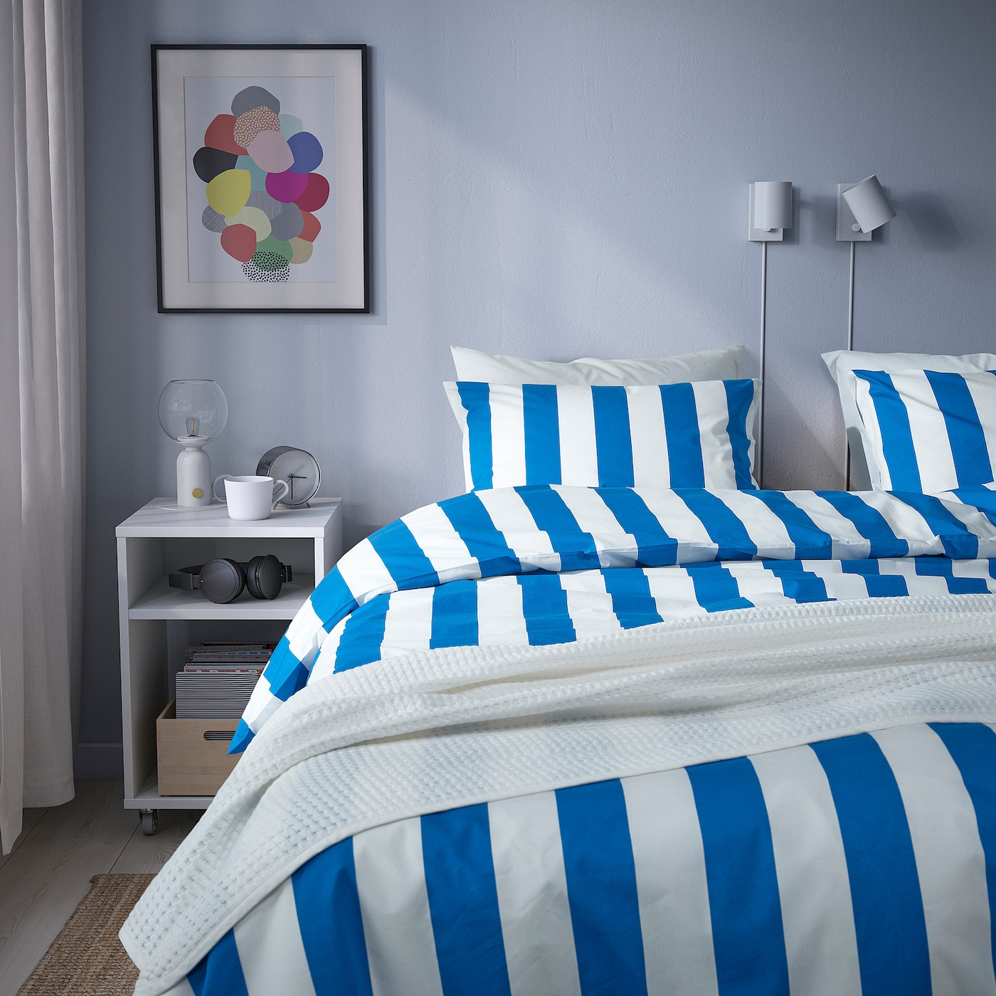 Пододеяльник с наволочками Ikea Slanhostmal / 205.789.91 — фото 2