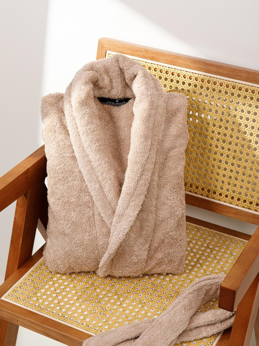 Халат Ночь нежна Махра (р-р 50-52, Beige) — фото 5